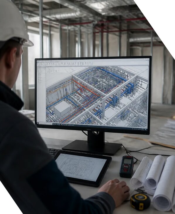 Создание BIM модели инженерных сетей для объектов в Горячем Ключе